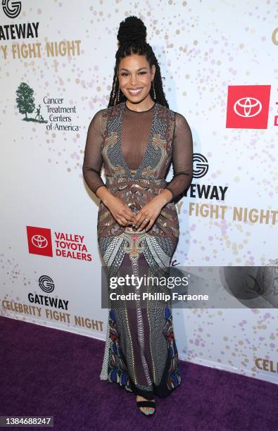 Jordin Sparks attends Inaugural Gateway Celebrity Fight Night on March 12, 2022 in Phoenix, Arizona.