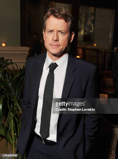 Actor Greg Kinnear attends the after party for the Cinema Society & Grey Goose screening of "Thin Ice" at the Soho Grand Hotel on February 6, 2012 in...