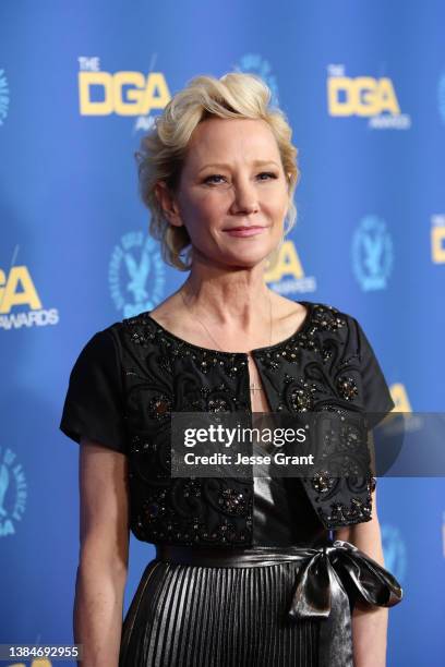 Anne Heche attends the 74th Annual Directors Guild Of America Awards at The Beverly Hilton on March 12, 2022 in Beverly Hills, California.