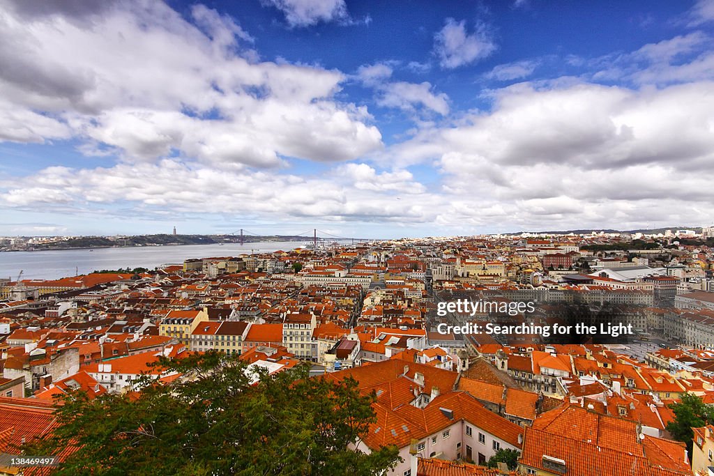 View of Lisboa from Saint George castle