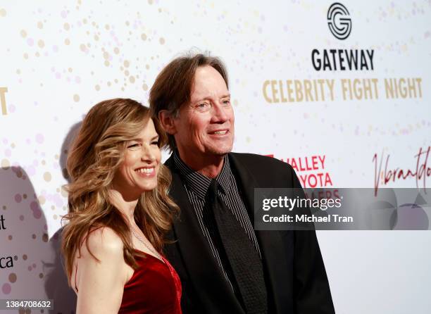 Kevin Sorbo and Sam Sorbo arrive to The Inaugural Gateway Celebrity Fight Night held at JW Marriott Phoenix Desert Ridge Resort & Spa on March 12,...