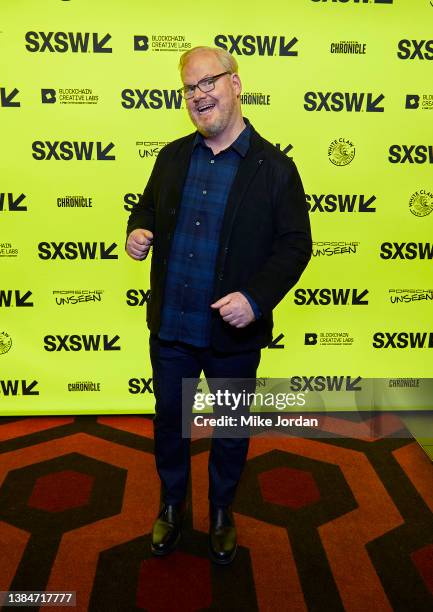 Jim Gaffigan attends "Linoleum" Premiere during the 2022 SXSW Conference and Festivals at Alamo Drafthouse South Lamar on March 12, 2022 in Austin,...