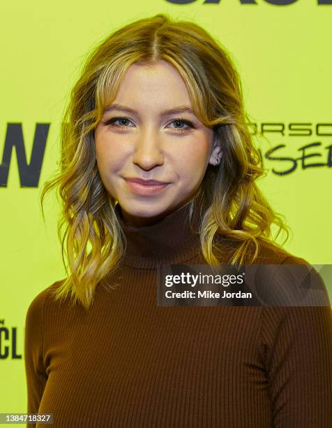 Katelyn Nacon attends "Linoleum" Premiere during the 2022 SXSW Conference and Festivals at Alamo Drafthouse South Lamar on March 12, 2022 in Austin,...