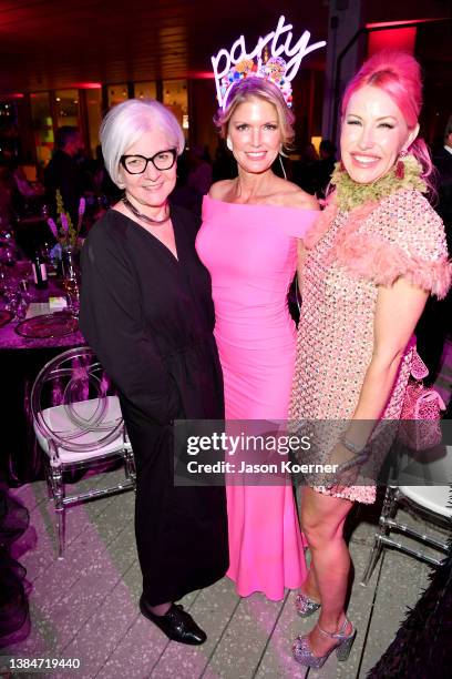 Krista Rosenberg and Alexa Wolman attend the Pérez Art Museum Miami Art of the Party at Perez Art Museum Miami on March 12, 2022 in Miami, Florida.