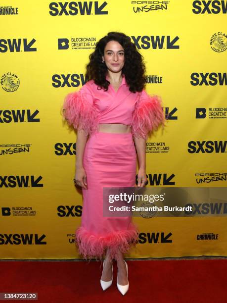 Jenny Slate attends "Marcel The Shell With Shoes On" Premiere during the 2022 SXSW Conference and Festivals at Stateside Theater on March 12, 2022 in...