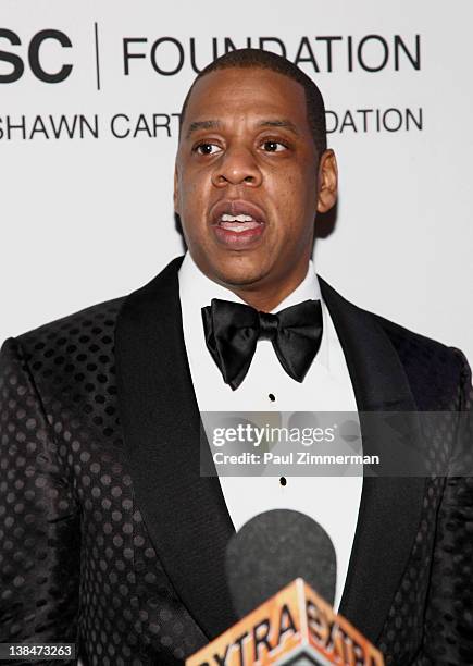 Jay-Z attends the after party following his concert at Carnegie Hall to benefit The United Way Of New York City and the Shawn Carter Foundation at...