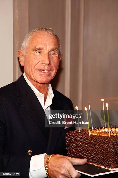 Frederic Prinz von Anhalt attends Zsa Zsa Gabor's 95th Birthday Party in Los Angeles, California.