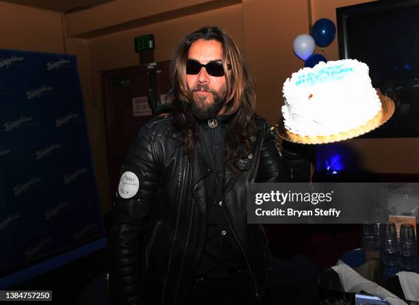 Television personality/actor Justin Brescia celebrates his birthday at Sapphire Las Vegas Gentlemen’s Club on March 12, 2022 in Las Vegas, Nevada.