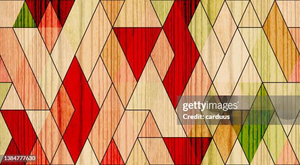 seamless wood textured parquet pattern - vinyl tile stock illustrations