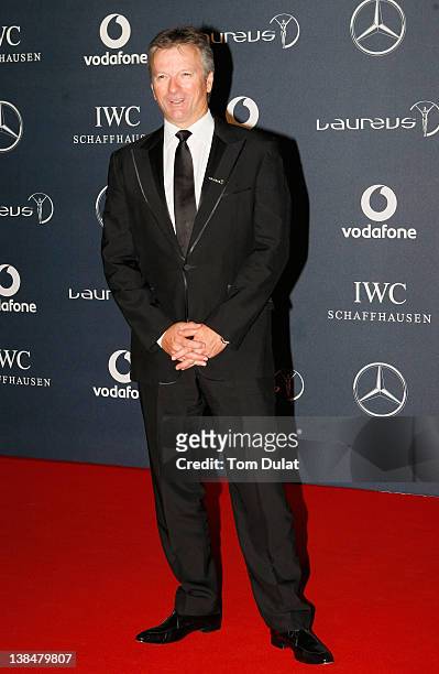 Academy member Steve Waugh attends the 2012 Laureus World Sports Awards at Central Hall Westminster on February 6, 2012 in London, England.