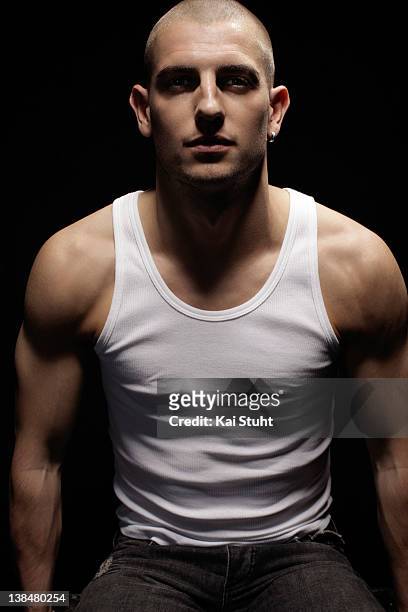 Footballer Mladen Petric is photographed on April 6, 2008 in Munich, Germany.