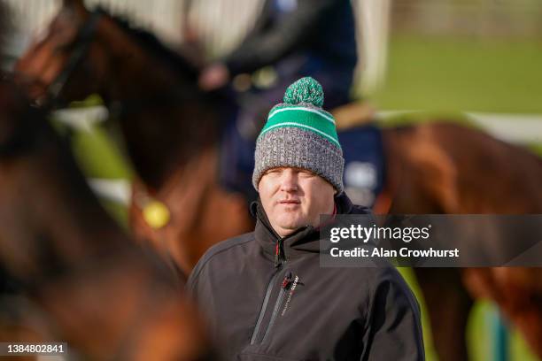 Gordon Elliott at Cheltenham Racecourse on March 13, 2022 in Cheltenham, England.