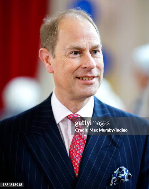 Prince Edward, Earl of Wessex visits the Sir Ken Dodd Happiness Hall, which has been transformed into a new space for the community, to mark its...