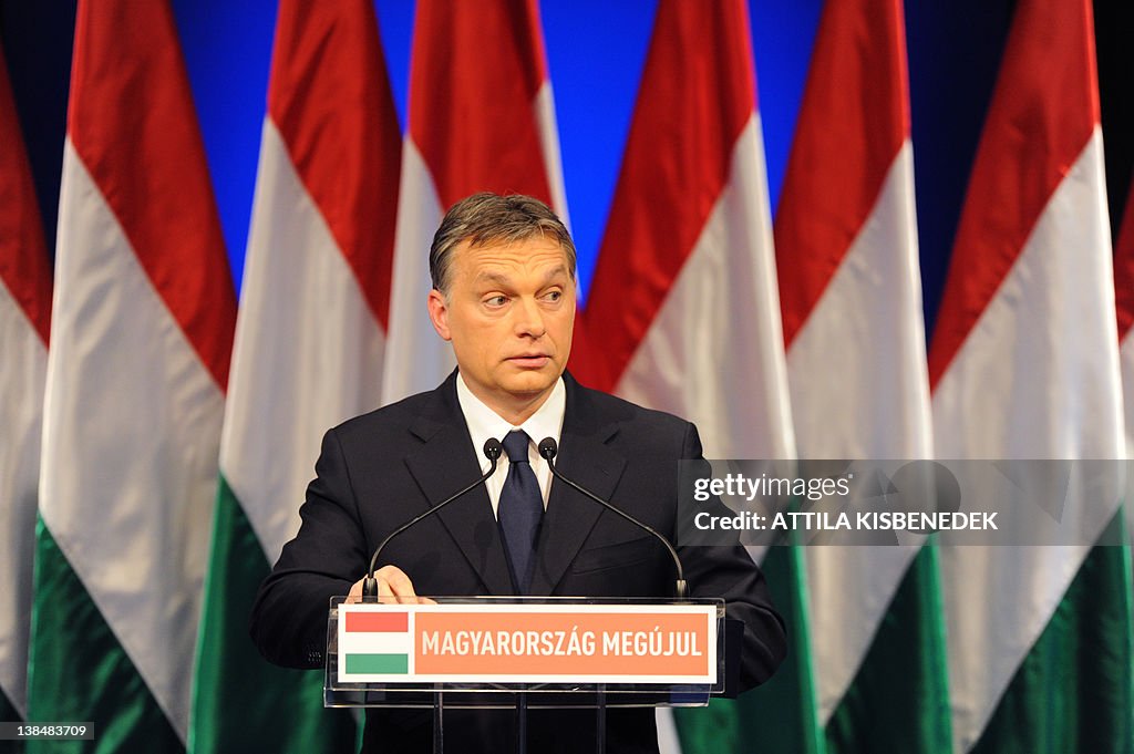 Hungarian Prime Minister Viktor Orban de