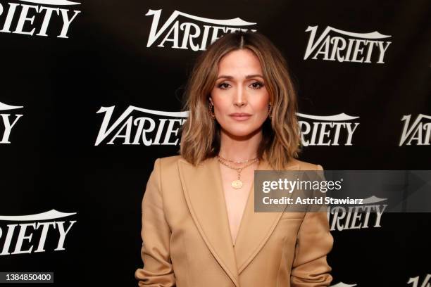 Rose Byrne, from the film Seriously Red, poses at the Variety Studio at SXSW 2022 at JW Marriott Austin on March 13, 2022 in Austin, Texas.