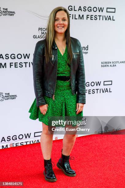 Annemarie Fulton attends the "20th Anniversary Sweet 16" closing night screening at the Glasgow Film Festival at the Film Theatre on March 13, 2022...