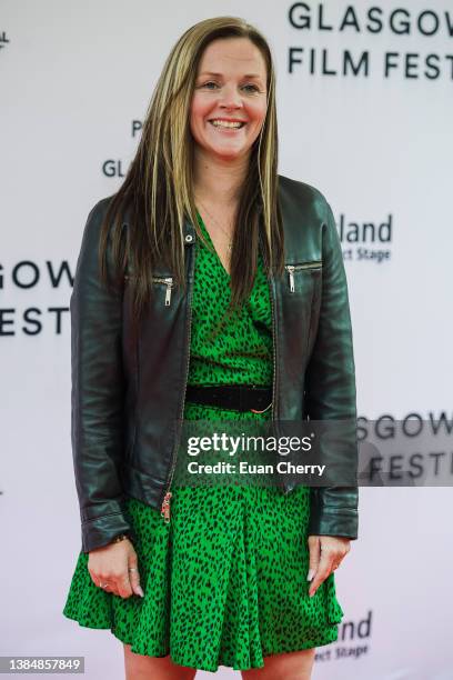 Annemarie Fulton attends the 20th anniversary screening of the film "Sweet 16" on March 13, 2022 in Glasgow, Scotland.