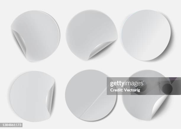 Realistic Paper Stickers High-Res Vector Graphic - Getty Images