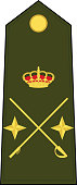 Shoulder army mark insignia of the Spanish DIVISIONAL GENERAL