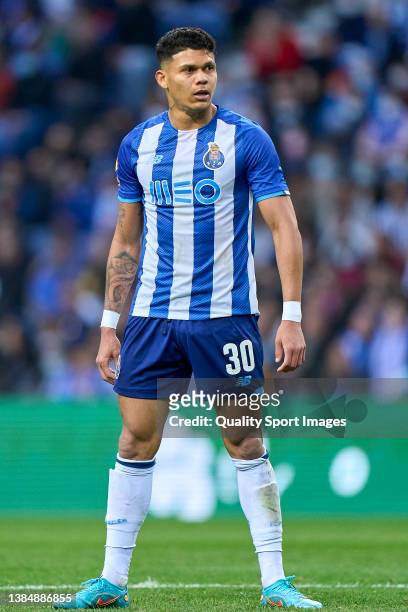 Francisco Evanilson de Lima of FC Porto looks on during the Liga Portugal Bwin match between FC Porto and CD Tondela at Estadio do Dragao on March...