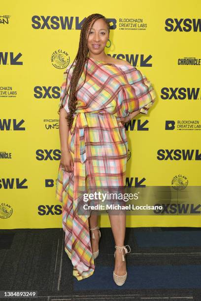 Dionne Lea Williams attends the "The Prank" premiere during the 2022 SXSW Conference and Festivals at ZACH Theatre on March 13, 2022 in Austin, Texas.