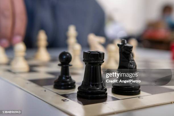 chess game - rook chess piece stock pictures, royalty-free photos & images