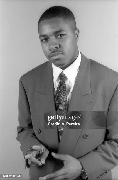 Rapper/Producer/DJ D-Nice of Boogie Down Productions appears at Billboard Magazine's Grammy Party held on February 23, 1992 in New York City.