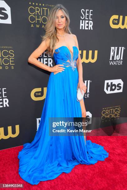 Nikki Novak attends the 27th Annual Critics Choice Awards at Fairmont Century Plaza on March 13, 2022 in Los Angeles, California.