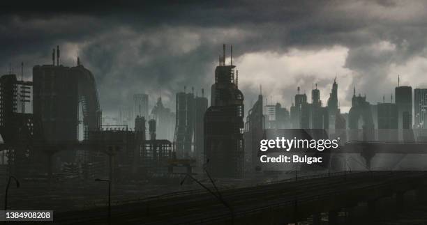 future war - destroyed city stock pictures, royalty-free photos & images