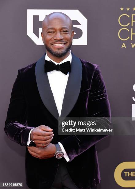 Taye Diggs attends the 27th Annual Critics Choice Awards at Fairmont Century Plaza on March 13, 2022 in Los Angeles, California.