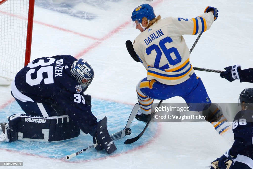 2022 Tim Hortons NHL Heritage Classic - Toronto Maple Leafs v Buffalo Sabres
