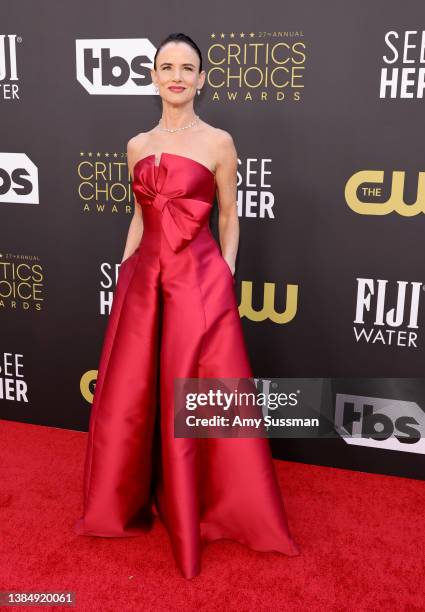 Juliette Lewis attends the 27th Annual Critics Choice Awards at Fairmont Century Plaza on March 13, 2022 in Los Angeles, California.