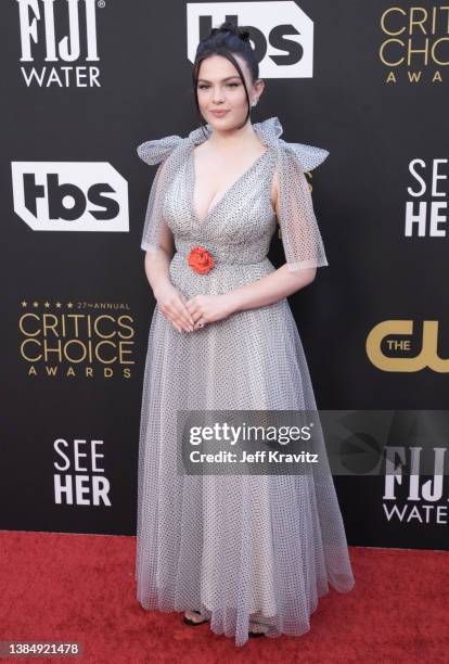 Chiara Aurelia attends the 27th Annual Critics Choice Awards at Fairmont Century Plaza on March 13, 2022 in Los Angeles, California.