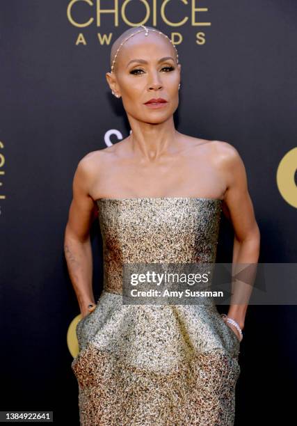 Jada Pinkett Smith attends the 27th Annual Critics Choice Awards at Fairmont Century Plaza on March 13, 2022 in Los Angeles, California.