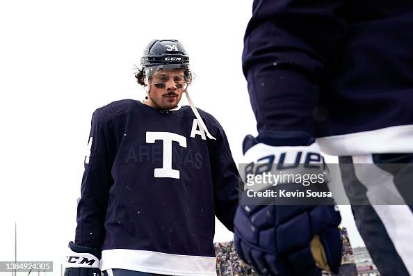 Toronto Maple Leafs Auston Matthews #34 - 2022 NHL Heritage