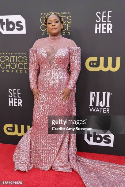 Aunjanue Ellis attends the 27th Annual Critics Choice Awards at Fairmont Century Plaza on March 13, 2022 in Los Angeles, California.