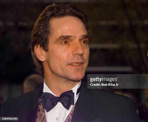 Jeremy Irons during arrivals at Academy Awards Show, March 25, 1996 in Los Angeles, California.