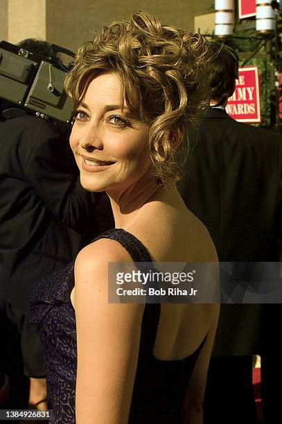 Sharon Lawrence arrives at the 47th Primetime Emmy Awards Show, September 10 in Pasadena, California.