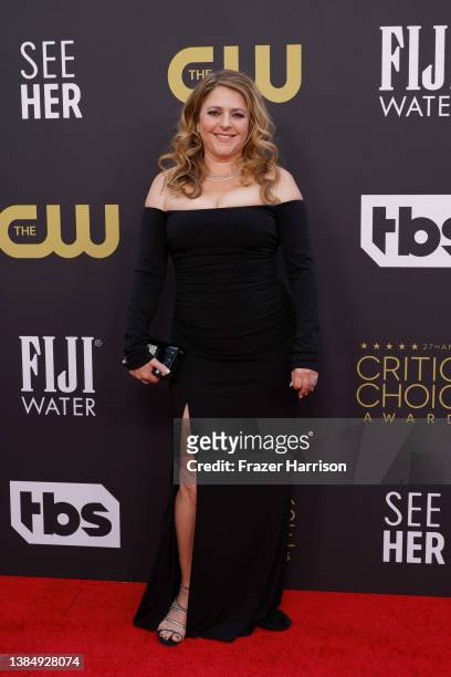 Annie Mumolo attends the 27th Annual Critics Choice Awards at Fairmont Century Plaza on March 13, 2022 in Los Angeles, California.