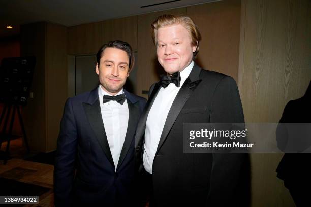 Kieran Culkin and Jesse Plemons attend the 27th Annual Critics Choice Awards at Fairmont Century Plaza on March 13, 2022 in Los Angeles, California.
