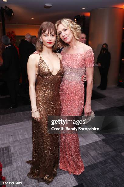 Katja Herbers and Christine Lahti attend the 27th Annual Critics Choice Awards at Fairmont Century Plaza on March 13, 2022 in Los Angeles, California.