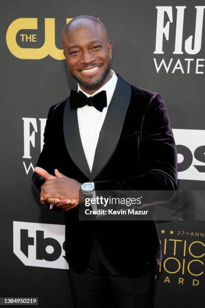 Taye Diggs attends the 27th Annual Critics Choice Awards at Fairmont Century Plaza on March 13, 2022 in Los Angeles, California.