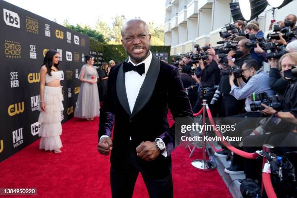 Taye Diggs attends the 27th Annual Critics Choice Awards at Fairmont Century Plaza on March 13, 2022 in Los Angeles, California.