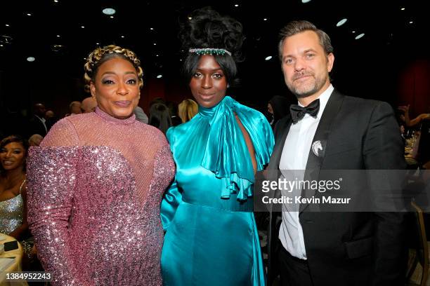 Aunjanue Ellis, Jodie Turner-Smith and Joshua Jackson attend the 27th Annual Critics Choice Awards at Fairmont Century Plaza on March 13, 2022 in Los...