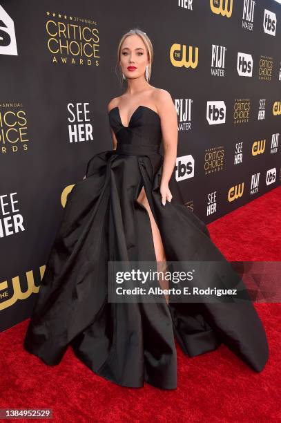 Robbi Jan attends the 27th Annual Critics Choice Awards at Fairmont Century Plaza on March 13, 2022 in Los Angeles, California.