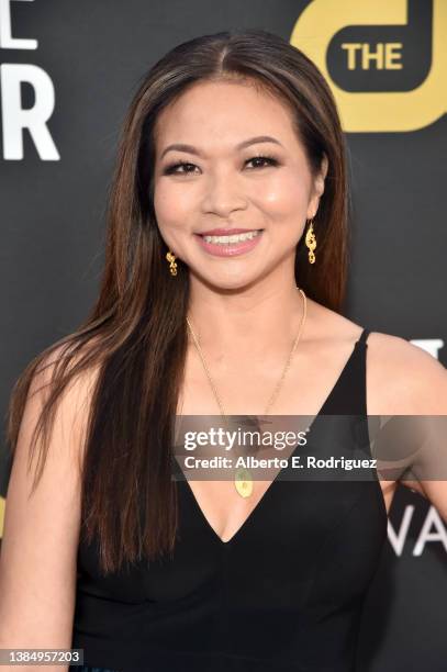 Adele Lim attends the 27th Annual Critics Choice Awards at Fairmont Century Plaza on March 13, 2022 in Los Angeles, California.