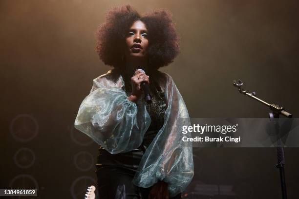 Mereba performs at O2 Academy Brixton on March 13, 2022 in London, England.