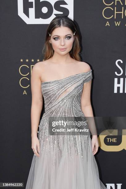 Samantha Hanratty attends the 27th Annual Critics Choice Awards at Fairmont Century Plaza on March 13, 2022 in Los Angeles, California.