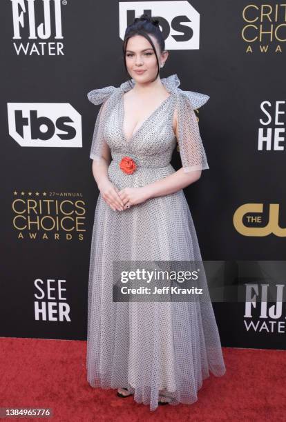 Chiara Aurelia attends the 27th Annual Critics Choice Awards at Fairmont Century Plaza on March 13, 2022 in Los Angeles, California.