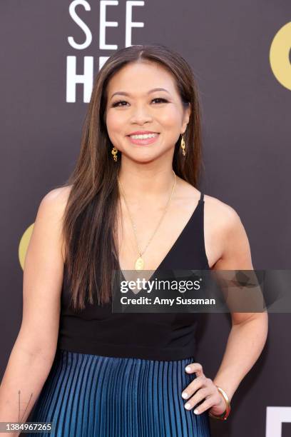 Adele Lim attends the 27th Annual Critics Choice Awards at Fairmont Century Plaza on March 13, 2022 in Los Angeles, California.